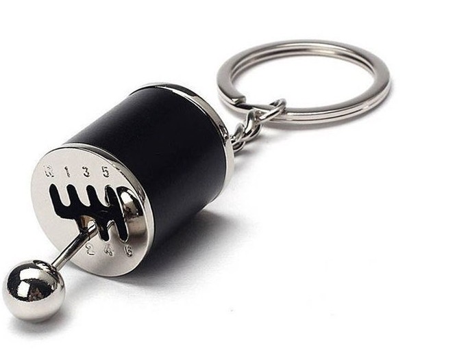 Car manual gear lever keychain