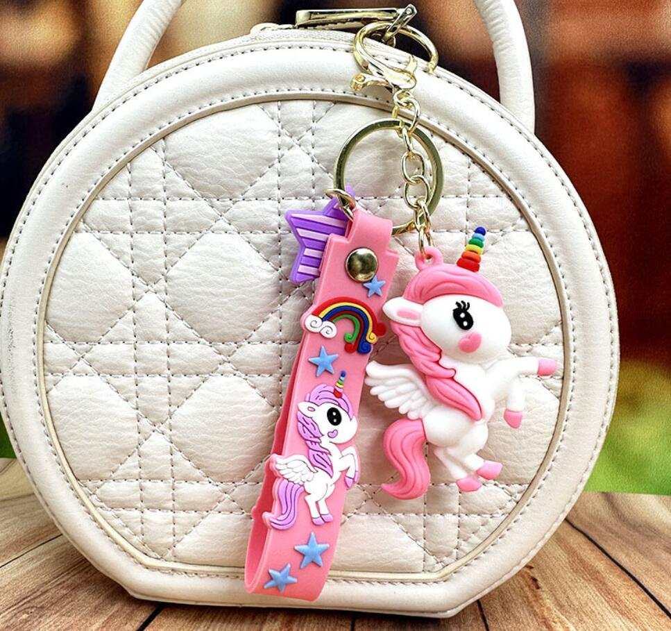 cartoon unicorn keychain