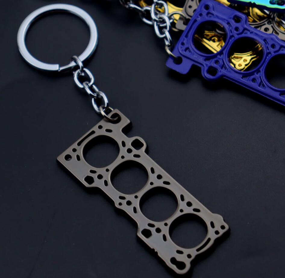 Cylinder Engine Gasket Keychain