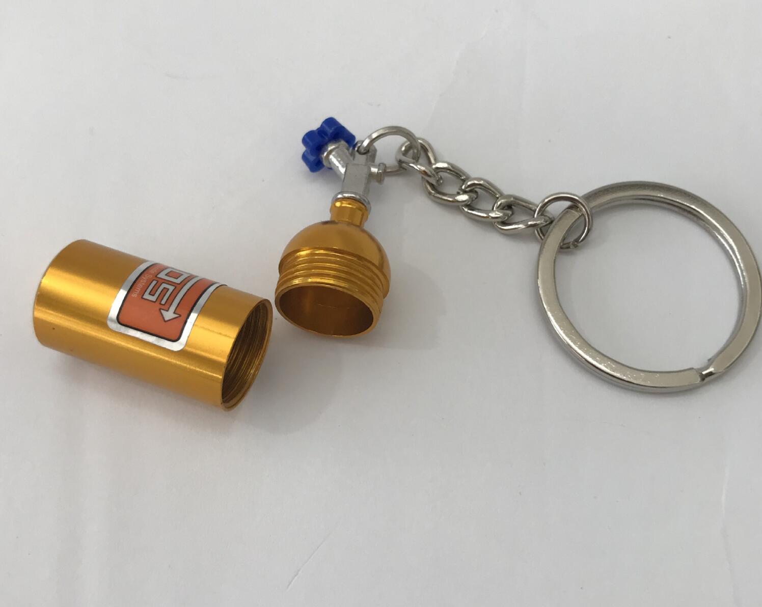 nos gas bottle keychain