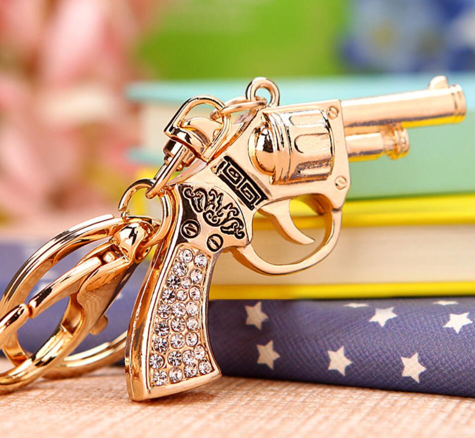 Lanyard Revolver Model Keychain