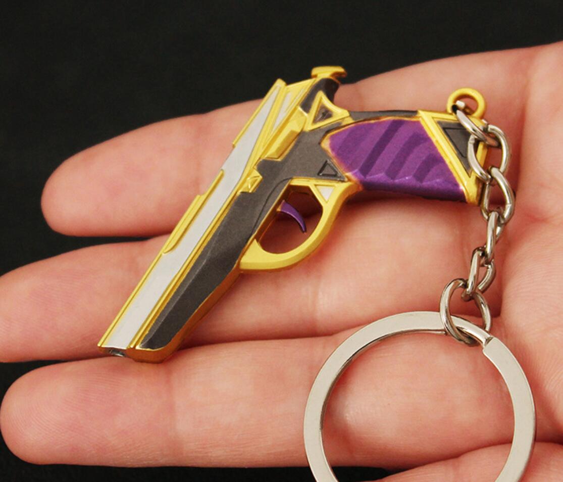 mini pistol model key chain