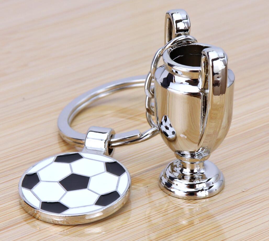 Football trophy keychain